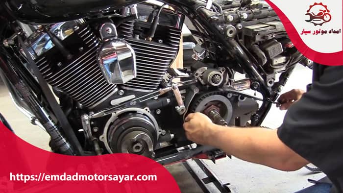 تعویض تسمه موتور در محل