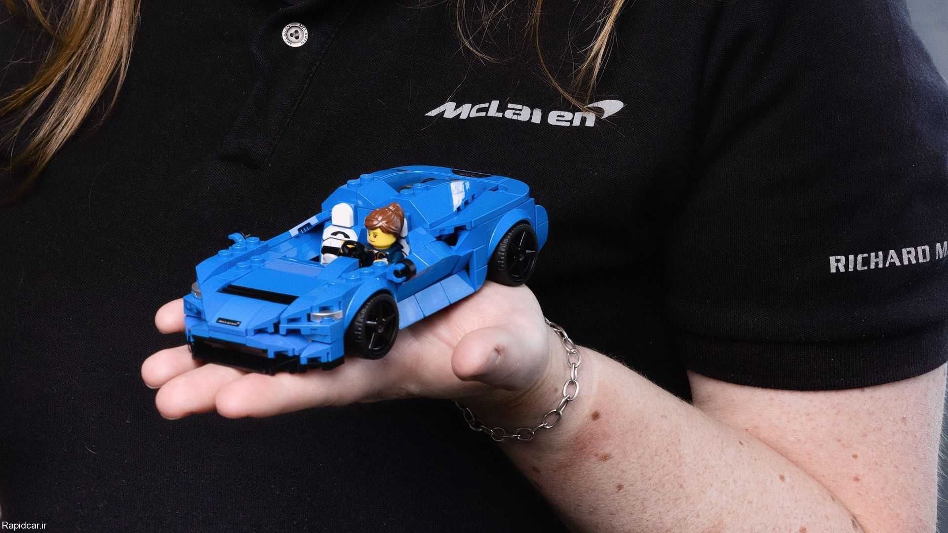 عکس لگوی اسباب بازی طرح ماشین مک لارن الوا